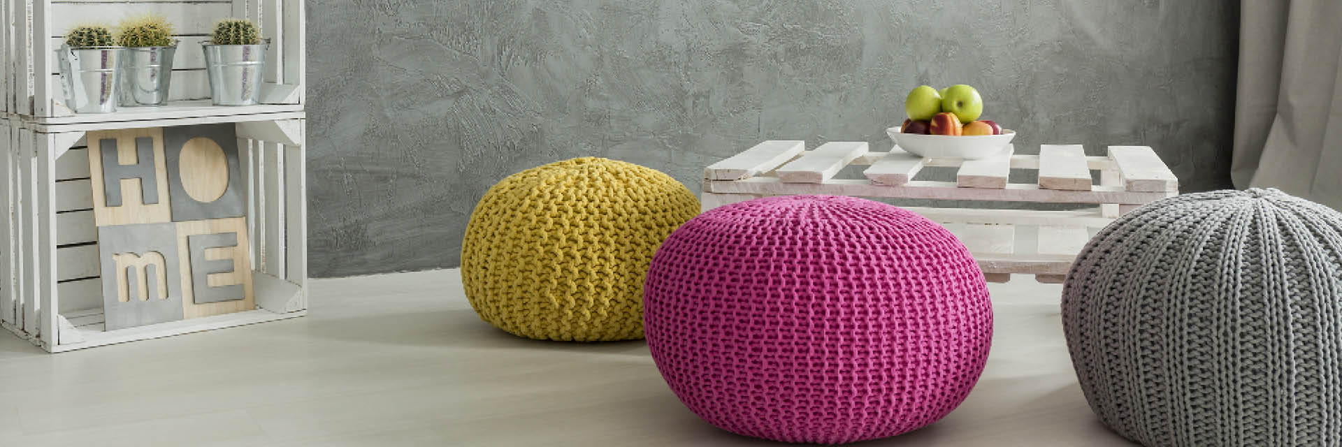 Pouf, Sitzhocker Pouf, Sitzhocker