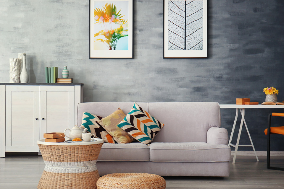 Möbeltrends 2018, Couch, bunte Farben Möbeltrends 2018, Couch, bunte Farben